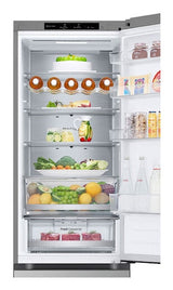 LG GBV5240CPY kombi-køleskab Fritstående 387 L Sølv