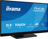 iiyama T2254MSC-B2AG computerskærm 54,6 cm (21.5") 1920 x 1080 pixel Fuld HD LED Berøringsskærm Sort