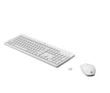 HP 230 Wireless Mouse and Keyboard Combo tastatur Mus inkluderet RF trådløst AZERTY Belgisk Hvid