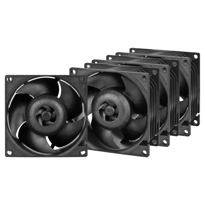 ARCTIC S8038-10K Processor Ventilator 8 cm Sort 4 stk