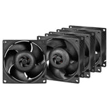ARCTIC S8038-7K Processor Ventilator 8 cm Sort 4 stk