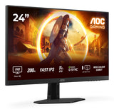 AOC G4 24G4HRE computerskærm 60,5 cm (23.8") 1920 x 1080 pixel Fuld HD LED Sort, Rød