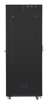 Lanberg FF01-8047-23BL stativ 47U Fritstående reol Sort