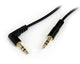 StarTech.com MU3MMSRA lydkabel 0,91 m 3.5mm Sort