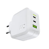 Green Cell CHARGC08W oplader til mobil enhed Hovedtelefoner, Netbook, Smartphone, Tablet Hvid Vekselstrøm Hurtig opladning Indendørs