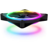 NZXT F140 RGB DUO Twin Pack Computerkabinet Ventilator 14 cm Sort 2 stk