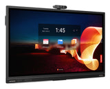 Lenovo ThinkVision T65 computerskærm 165,1 cm (65") 3840 x 2160 pixel 4K Ultra HD LED Berøringsskærm Sort