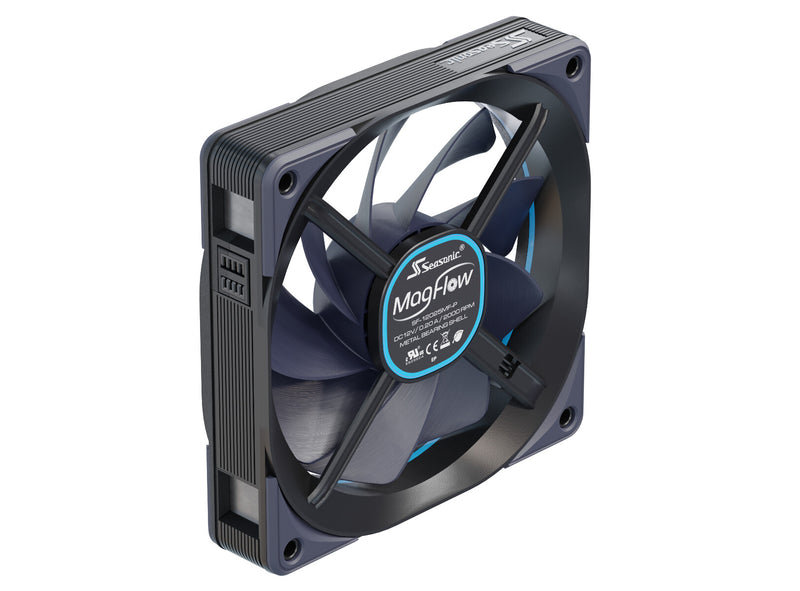 Seasonic MagFlow 1-Fan Kit Computerkabinet Ventilator 12 cm Sort 1 stk
