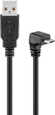 Goobay 95343 USB-kabel USB 2.0 1,8 m USB A Micro-USB B 0,48 Gbit/sek. Sort