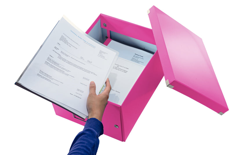 Leitz Click & Store WOW Medium opbevaringsboks, 85% recirkuleret karton
