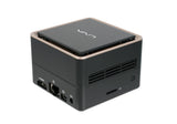 ECS LIVA Q3 Plus AMD Ryzen Embedded V1000 V1605B 8 GB DDR4-SDRAM 128 GB eMMC Mini PC Sort