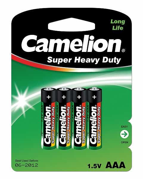 Camelion R03P-BP4G Engangsbatteri AAA Zink-carbon