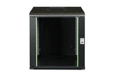 Digitus DN-19 12U-6/6-SW stativ Vægmonteret stativ Sort