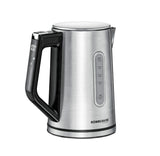 Rommelsbacher Wasserkocher WK 3000 elkedel 1,7 L 3000 W Sort, Rustfrit stål