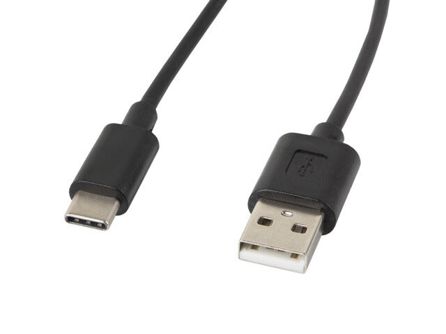Lanberg CA-USBO-10CC-0018-BK USB-kabel USB 2.0 1,8 m USB A USB C 0,48 Gbit/sek. Sort