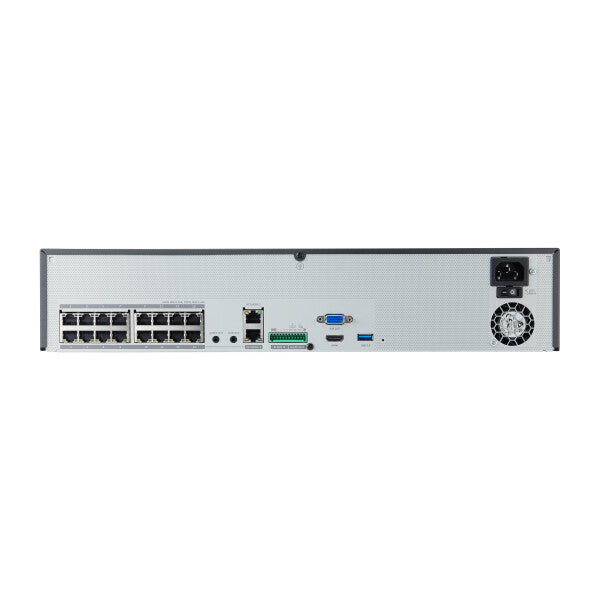 Hanwha XRN-1620SB1 Netværk videooptager (NVR) Sort
