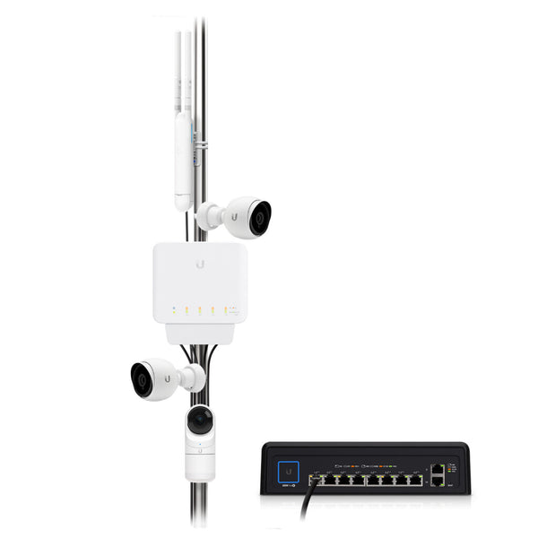 Ubiquiti UniFi Switch Flex (3-pack) Administreret L2 Gigabit Ethernet (10/100/1000) Strøm over Ethernet (PoE) Hvid