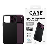PanzerGlass CARE™ by ® Solo Vegan Leather Case Sort m. MagSafe iPhone 18 Pro Max | 17 Pro Max