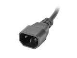 Lanberg PDU-03E-0200-IEC-BK strømforsyningsenhed (PDU) 3 AC stikkontakt(er) 1U Sort
