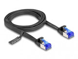 DeLOCK 80175 netværkskabel Sort 1 m Cat6a U/FTP (STP)