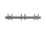 Multibrackets 0285 skærmbeslag til skiltning 127 cm (50") Sort