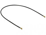 DeLOCK 89643 koaxial kabel 1.13 0,5 m MHF IV/ HSC MXHP32 Sort, Guld