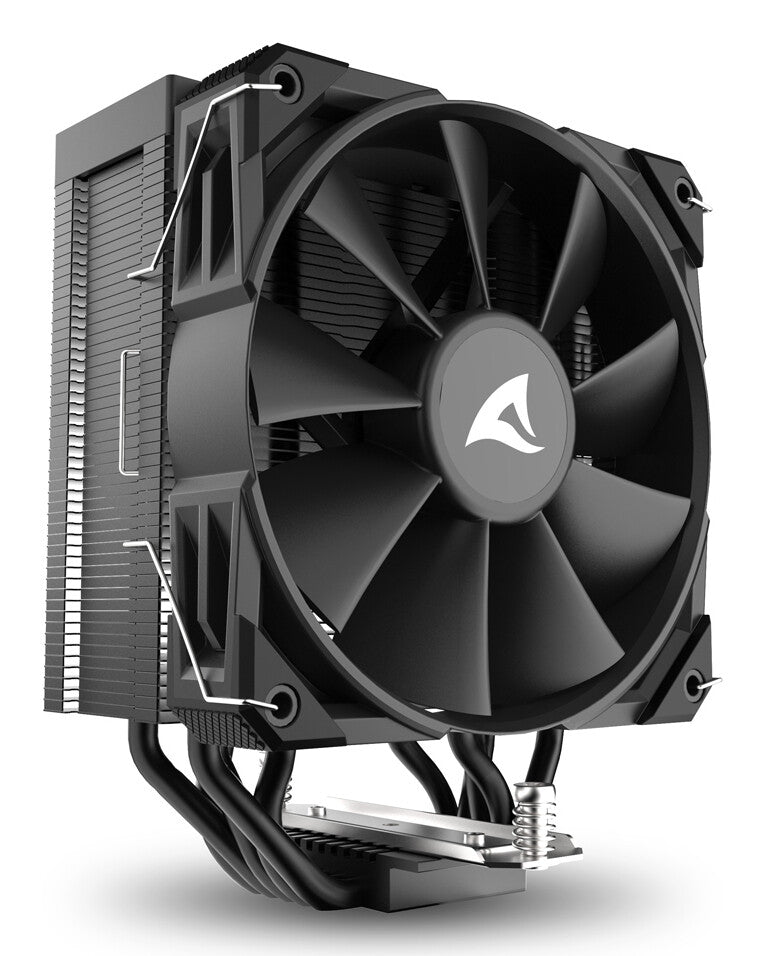 Sharkoon A50 Processor Luftkøler 12 cm Sort 1 stk