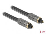 DeLOCK 86983 lydkabel 1 m Toslink Anthracit