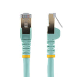 StarTech.com 6ASPAT50CMAQ netværkskabel Turkis 0,5 m Cat6a U/FTP (STP)