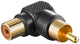 Goobay 11685 kabel kønsskifter RCA Sort, Guld