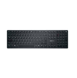 CHERRY KW X ULP tastatur Universel USB + RF Wireless + Bluetooth QWERTZ Tysk Sort