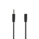 Nedis CAGL22050BK50 lydkabel 5 m 3.5mm Sort