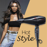 BaByliss Excess-HQ hårtørrer 2600 W Sort