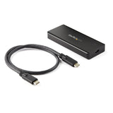 StarTech.com M2E1BRU31C drevkabinet SSD kabinet Sort M.2