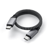 Satechi ST-TCC10M USB-kabel USB 3.2 Gen 2 (3.1 Gen 2) 0,25 m USB C 0,48 Gbit/sek. 100 W Grå