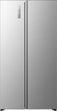 Hisense RS3P538NAIE side-by-side køle-fryseskab Fritstående 527 L Grå, Rustfrit stål