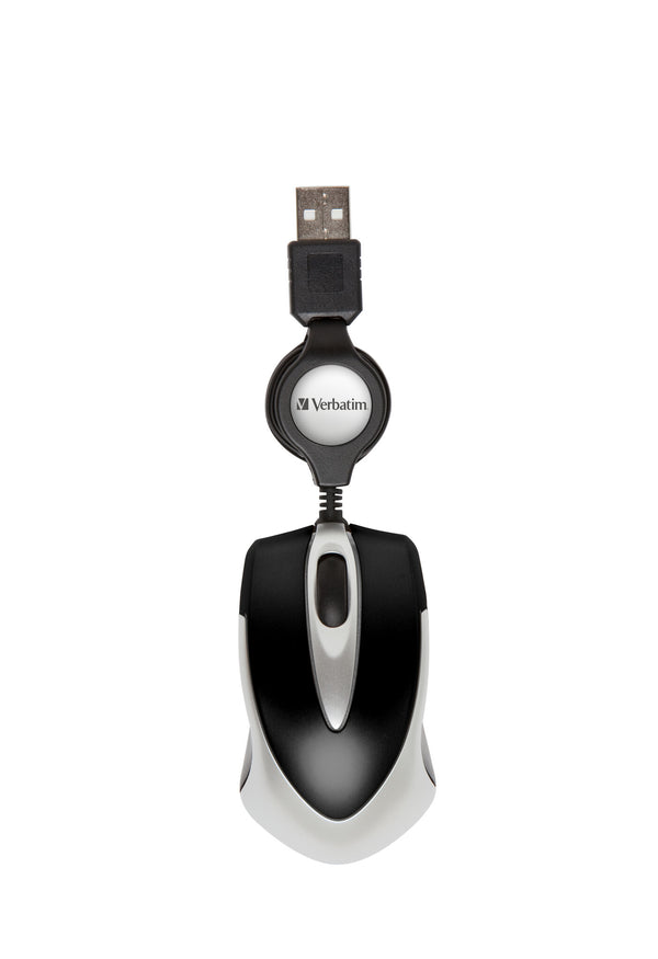 Verbatim Go Mini mus Kontor Ambidextrous USB Type-A Optisk 1000 dpi