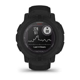 Garmin Instinct 2 Solar Tactical Edition 2,29 cm (0.9") MIP 45 mm Digital 176 x 176 pixel Sort GPS (satellit)
