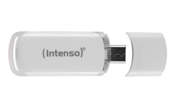 Intenso Flash Line USB-nøgle 64 GB USB Type-C 3.2 Gen 1 (3.1 Gen 1) Hvid