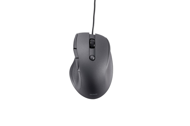 Deltaco MS-807 mus Kontor Højre hånd USB Type-A 1600 dpi