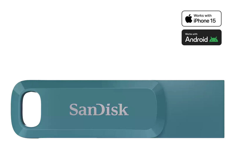 SanDisk Ultra Dual Drive Go USB-nøgle 1 TB USB Type-C 3.2 Gen 1 (3.1 Gen 1) Turkis