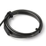 StarTech.com LTULOCKKEY kabellås Sort, Rustfrit stål 2 m