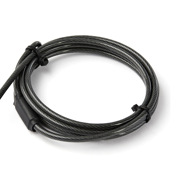 StarTech.com LTULOCKKEY kabellås Sort, Rustfrit stål 2 m