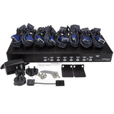 StarTech.com SV831DUSBUK KVM Switch Stativ-montering Sort