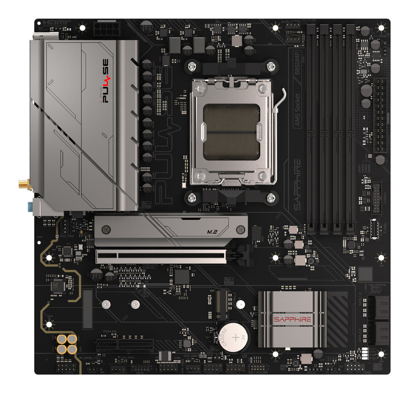 Sapphire PULSE B850M WIFI AMD B850 Sokkel AM5 micro ATX