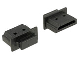 DeLOCK 64029 dækning af sokkel HDMI A Sort 10 stk