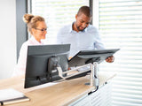 Novus 990+4018+000 skærmbeslag og -stativer 68,6 cm (27") Skrivebord Sort