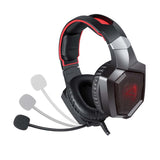 Savio SAVGH-FORGE hovedtelefoner/headset Ledningsført Spil Sort, Rød