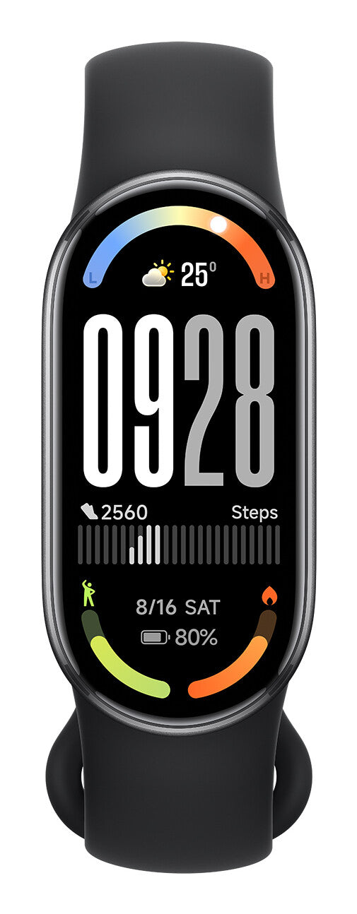 Xiaomi Smart Band 10 Black AMOLED Aktivitetstracker til håndled 4,37 cm (1.72") Sort
