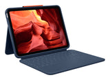 Logitech Rugged Combo 4 QWERTY Nordisk Smart Connector Blå
